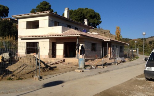 Foto Construccion. Casa Almunia San Juan. Brualla-Alcaraz. Arquitectos