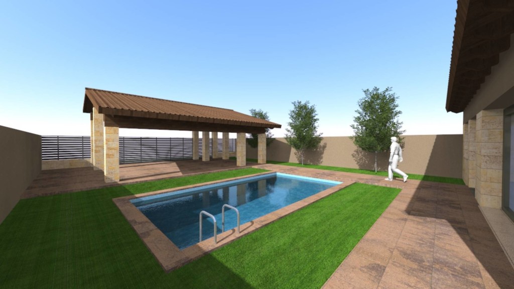 Vivienda unifamiliar en Pueyo de Santa Cruz