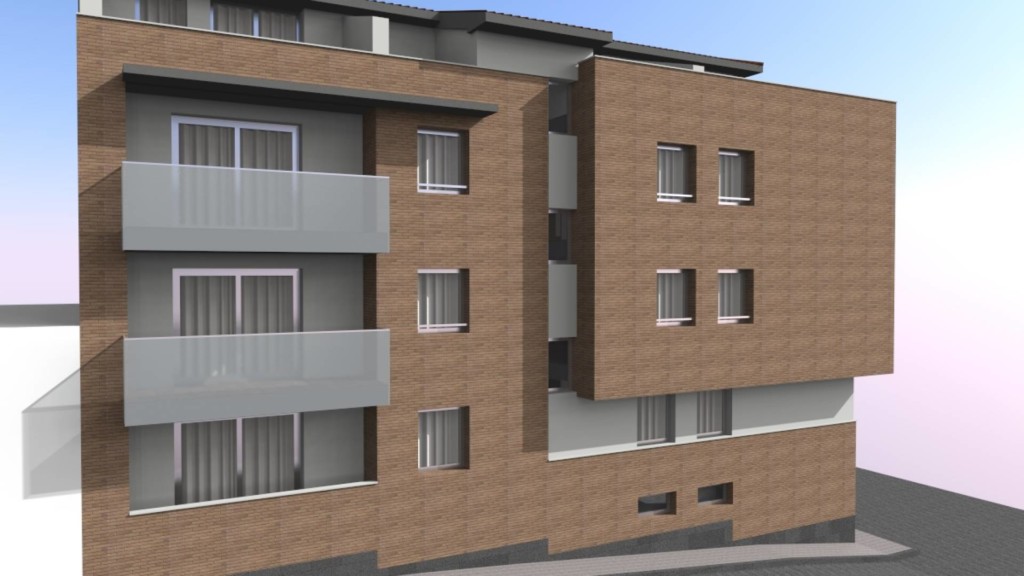 Edificio plurifamiliar. Binefar (Huesca)